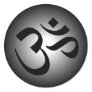 Hindu OM - Meditation Symbol Round Sticker