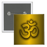 Hindu "Om" Pinback Button