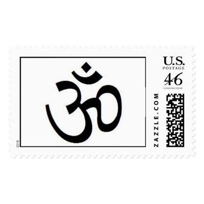 Hindu Om Stamp by talltriniguy