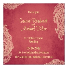   Hindu Wedding Invitation, Indian Mehndi