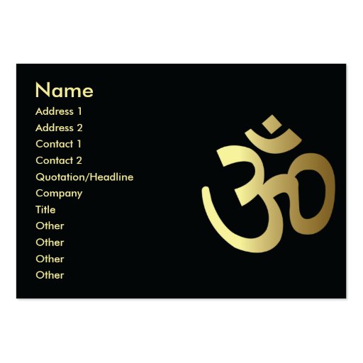 Hinduism - Chubby Business Cards (front side)