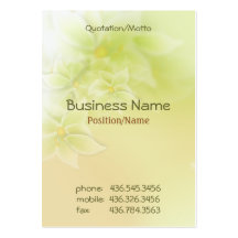 Hint of Melon Business Cards