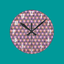 Hints of Summer wall clocks