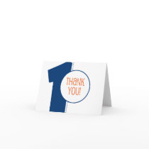Hip 1st birthday party thank you cards