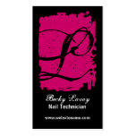 Hip and Bold Monogram Business Cards