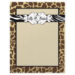Hip and Chic Animal Print Customized Letterhead