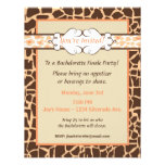 Hip and Chic Animal Print: Orange Announcement