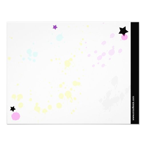 Hip and Colorful Bowling Note Card Custom Invite