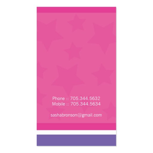 Hip and Modern Business Cards (back side)