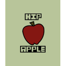 Hip Apple t-shirts by razlo Hip Apple t-shirts