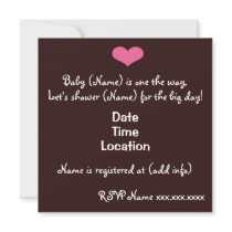 Hip Baby Girl Baby Shower Invitation by jgh96sbc Hip Baby Girl Baby Shower Invitation
