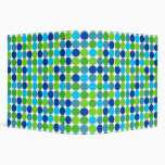 Hip Blue and Green Polka Dot 2 Inch Binder