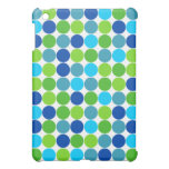 Hip Blue and Green Polka Dot Pattern Case For The iPad Mini