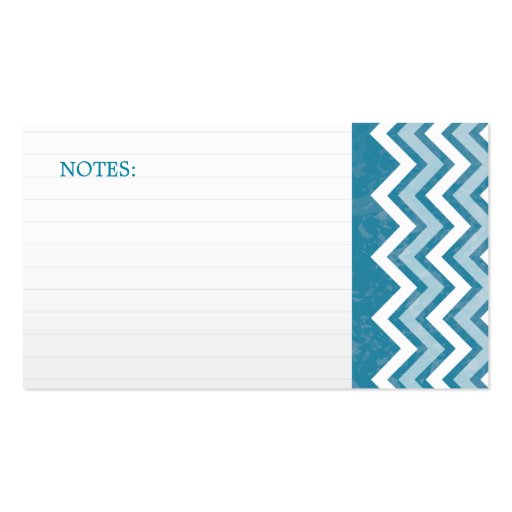 Hip Chevron Mommy Cards Business Card Template (back side)