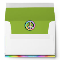 Hip Colorful 'N Groovy Envelope envelopes