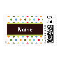 Hip dots postage stamp