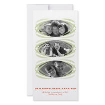 Hip Ellipse Christmas Photo Card