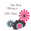 Hip Flowers This book belongs to Sticker by jgh96sbc Hip Flowers This book belongs to Sticker