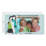Hip Girls Singing Personalized Photo Card