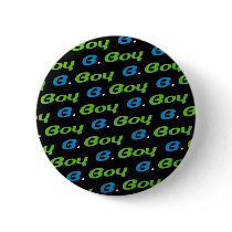 Hip Hop B-Boy Button Badge by markmurphycreative Hip Hop B-Boy Button Badge