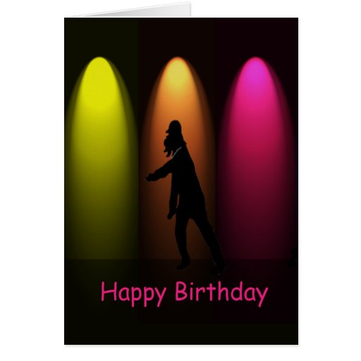 Hip Hop Dance Girl Custom Birthday Card | Zazzle