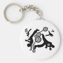 hip hop dancer keychains