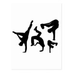 hip hop dancer post cards