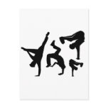 hip hop dancer post cards