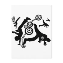 hip hop dancer postcards by kiddee hip hop dancer postcards
