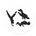 hip hop dancer stickers