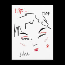 Hip-Hop Diva postcards