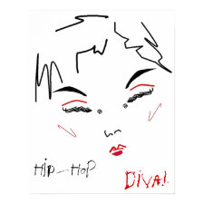 Hip-Hop Diva print