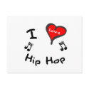 Hip Hop Gifts - I Heart Hip Hop postcards
