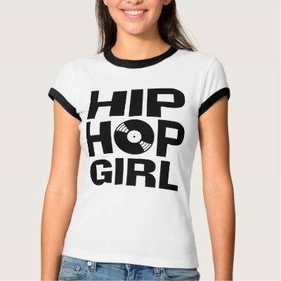 Hip Hop Girl Tee Shirt by magarmor