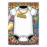 Hip Hop Graffiti Baby Shower Invitations invitations