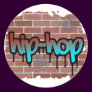 hip hop graffiti  design  round stickers