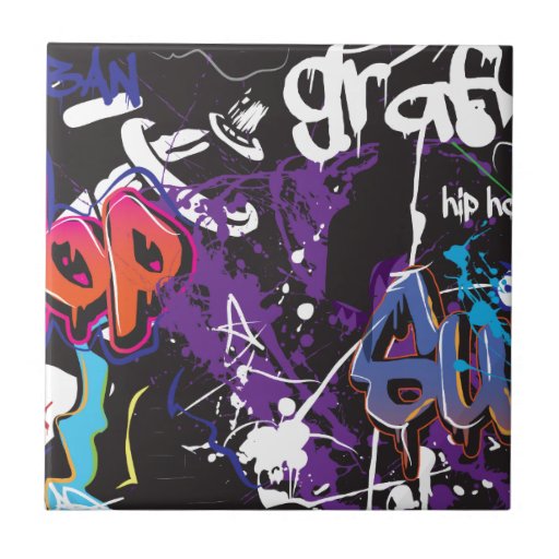 Hip Hop Graffiti Tiles 