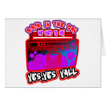 HIP HOP GREETING CARD