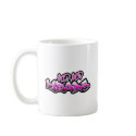 Hip Hop Heads (pink) mugs