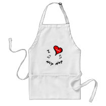 Hip Hop Items - I Heart Hip Hop aprons