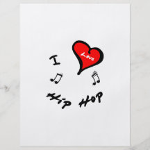 Hip Hop Items - I Heart Hip Hop Flyers