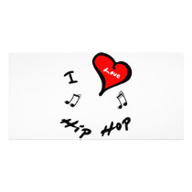 Hip Hop Items - I Heart Hip Hop photo cards