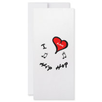 Hip Hop Items - I Heart Hip Hop rack cards