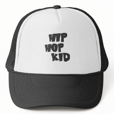   Hats on Hip Hop Kid T Shirts  Hats And Buttons  Cool Rap Clothes For Babies