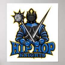 Hip Hop Knights Poster