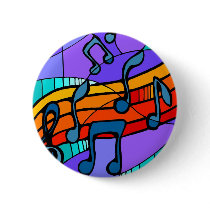 Hip Hop Music Button by forbes1954 Hip Hop Music Button