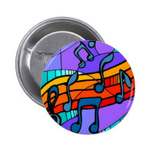 Hip Hop Music Button