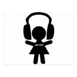 Hip Hop Music, Headphones, Hip-Hop Love Postcards