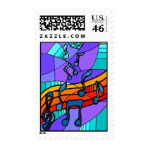 Hip Hop Music Stamp