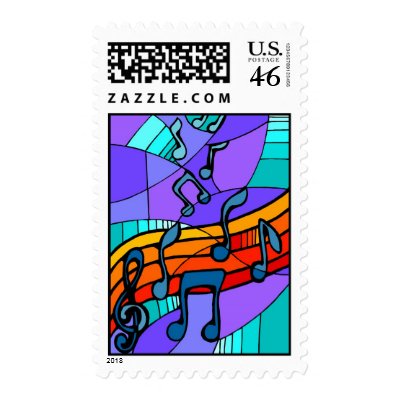 Hip Hop Music Stamp by forbes1954